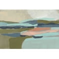 thumbnail image 2 of Goldberger, Jennifer 24x17 White Modern Wood Framed Museum Art Print Titled - Pastel Plane I, 2 of 4