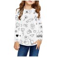 thumbnail image 4 of Tungbrin Girls DIY Hand Painted Colorable Shirts Funny Long Sleeve Crewneck Tops Kids Spring Fashion Coloring Pullover Shirts, 4 of 8