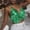 Green, variant on Women’s Tanks Elegant Beaded Tassel Sleeveless Crop Top for Clubwear Backless Design Strapless Beadwork Tank Top for Women Gold 2 M