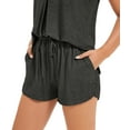 thumbnail image 6 of Loritta Secret Women Pajamas 2 Piece Set Soft V Neck Casual Lounge Short PJ Sets Sleepwear for Women with Pockets,S-2XL, 6 of 7
