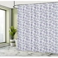 thumbnail image 5 of Ambesonne Paisley Shower Curtain, Oriental Pastel Tone, 69"Wx84"L, Laurel Green Lavender, 5 of 5