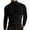 344#Black, variant on Men's Fashion Mock Turtleneck T-Shirts Long Sleeve Pullover Sweater Basic Designed Undershirt Slim Fit Top