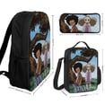 thumbnail image 2 of The Boondocks Backpack 3 Piece Set Bookbag Fashion Pattern School Bag Daypack Combination, 2 of 8