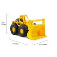 thumbnail image 2 of CAT Construction 7" Dump Truck Loader & Excavator Combo Pack Yellow, 2 of 6