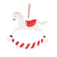 thumbnail image 4 of Decoración colgante para de Navidad, adornos navideños decorativos, colgante de arte del hierro para puerta de pared interior, adorno navideño Caballo, 4 of 8