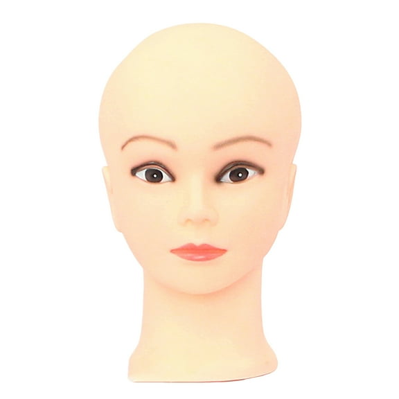 Happydeer Professional Female Mannequin Head for Makeup Practice Bald Manikin Head with Good Display Effect for Makeup Training Eyelash Extensions And Wig Display