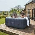 thumbnail image 2 of Wave Pacific | 6-Person Inflatable Hot Tub | EnergySave Bundle | Gray Rattan, 2 of 10