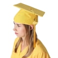 thumbnail image 4 of Hyasfey Adult Graduation Hat with Tassel Solid Color Non-Fading High School Bachelor Graduation Hat Cosplay Prop, 4 of 8