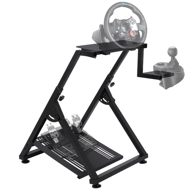QinaQin Racing Simulator Steering Wheel Holder, Simulator Cockpit Steering Wheel Holder