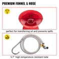 thumbnail image 5 of Waste Oil Drain Tank 20 Gallon - Portable Oil Drainer with Air Operated System, Adjustable Funnel, Pressure Valve - Oil Change & Fuel Transfer, 5 of 10