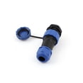thumbnail image 2 of SD20 20mm 2P Waterproof Aviation Cable Connector Plug Socket IP68, 2 of 3