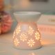 thumbnail image 5 of Ceramic tea light holders, hollowedout flowers, oil burners, aromatherapy, diffusers for aesthetic home decor style B, 5 of 5