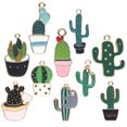 thumbnail image 4 of EeaseMX Dijes de aleación de cactus y plantas, llaveros, colgantes para bolso (estilo mixto), 4 of 7