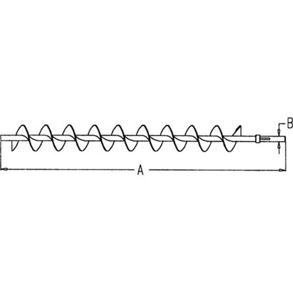 RAParts 144021A2 New Lower Return Auger Fits Case-IH Combine Models 2144 2166  