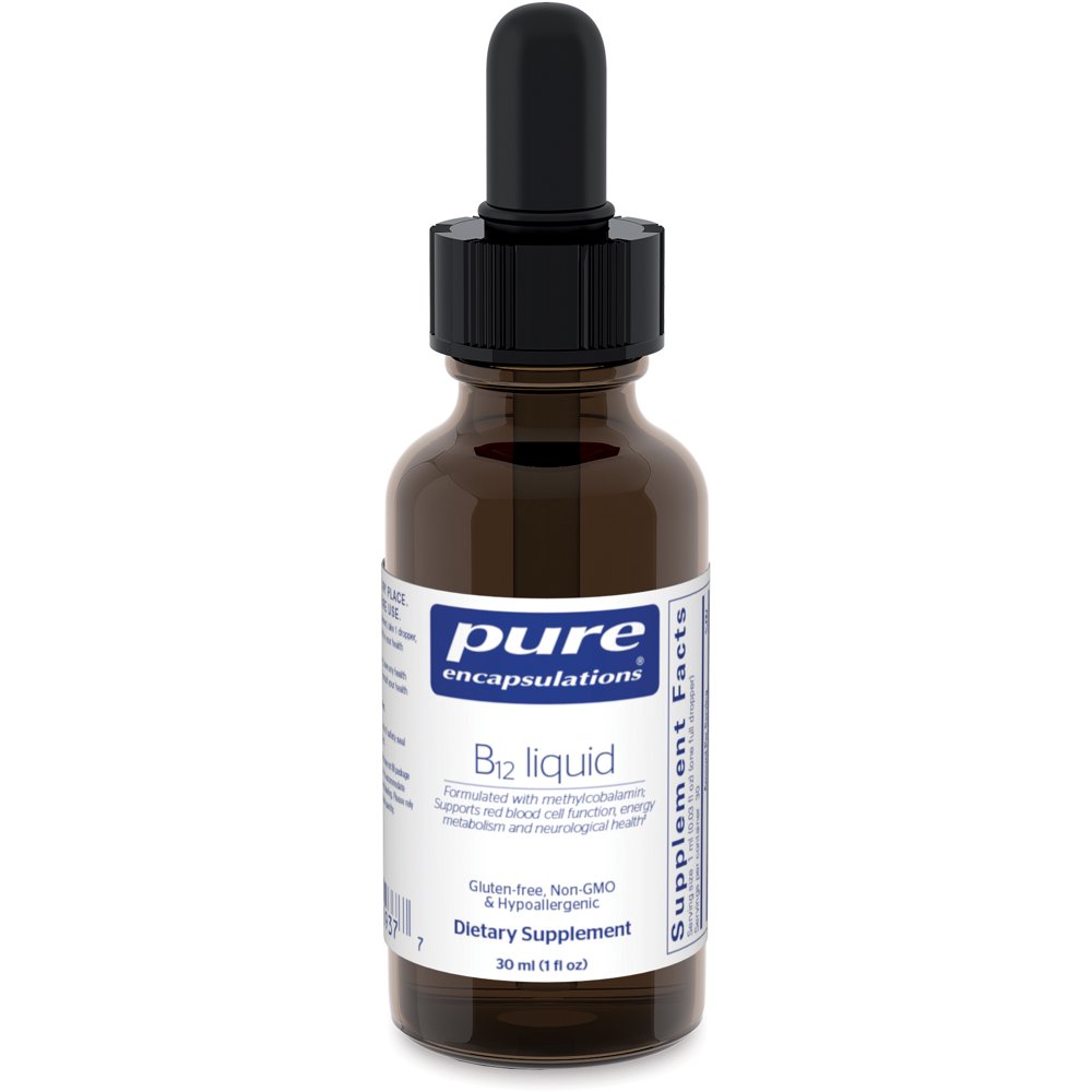 Pure Encapsulations B12 Liquid 1,000 mcg Vitamin B12