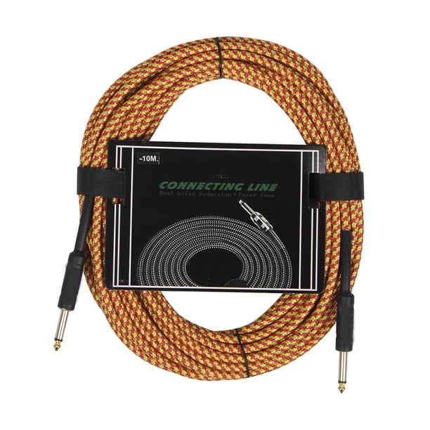 Cable de guitarra Eigraketly de 10 metros Naranja