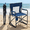 Blue-YC, variant on Bigleap Rocker Camping Chair, Portable Folding Rocking Chair with Solid, Durable Armrests, Drink Holder & Comfortable Mesh Backrest — Black