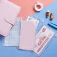 thumbnail image 4 of PU Leather Notebook Binder  Refillable 6 Ring Binder For A6 Filler Paper  Loose Leaf Personal Planner Binder Cover With Cash Envelopes, 4 of 6