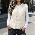 thumbnail image 2 of Edvintorg Women's Fleece Lined Waistcoat Winter Sleeveless Vest Casual Outerwear with Pockets Plus Size Womens Clothing, 2 of 8