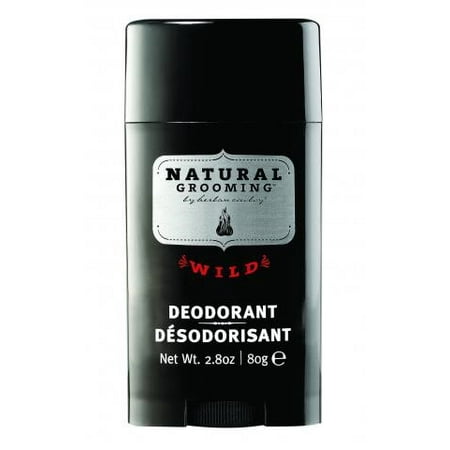 Herban Cowboy Natural Vegan Grooming Deodorant, Wild, 2.8