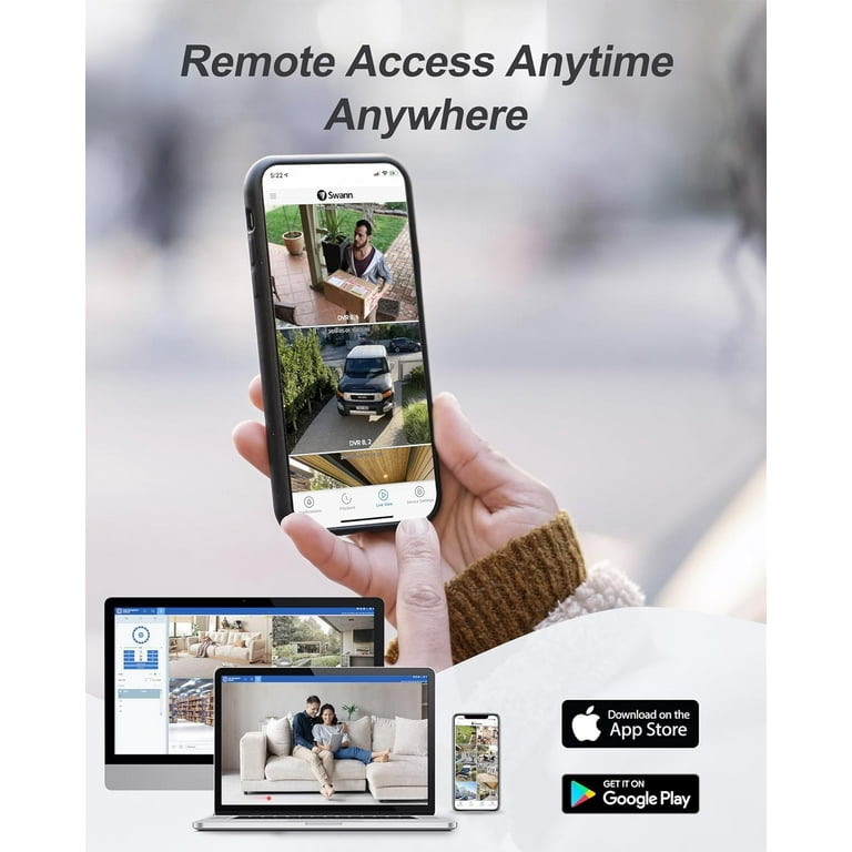 dvr security cameras view on phone