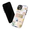 thumbnail image 3 of Vintage Lighthouse & Surfboard Collage Phone Case, Summer Beach Aesthetic for iPhone 17 16 15 14 13 12 11 Pro Plus Mini, 3 of 6