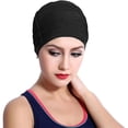 thumbnail image 7 of Swim Caps for Women Swimming for Long Hair, Swim Cap Pleated Elastic Comfort Bathing Cap, Swim Hats Keep Hairstyle Unchanged, Red, 7 of 7