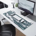 thumbnail image 2 of Choppy Green Waves&nbsp;mousepad Gamingwaterproofnon Slip&nbsp;for Office Home Work GamingmousepadsRubber Base Mousepad with Stitched Edges 31.5x11.8inches, 2 of 7