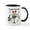 White/Black Inside, variant on CafePress - Flute Player Mug - 11 oz Ceramic Mug - Novelty Coffee Tea Cup