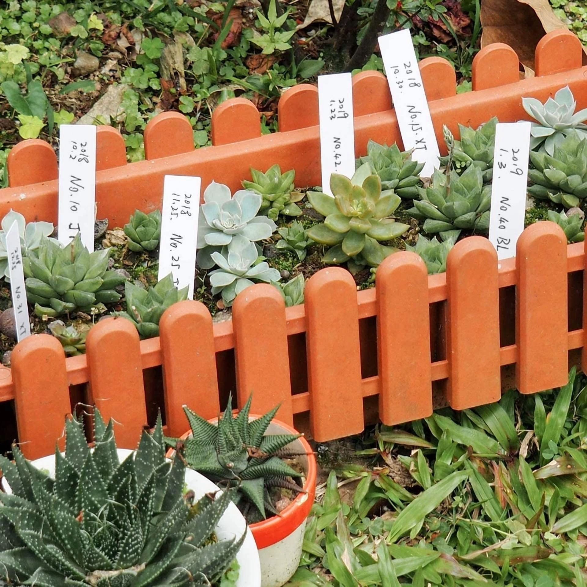 PURELY- Plastic Plant Tags Nursery Garden Labels Waterproof Name Tags 100Pcs