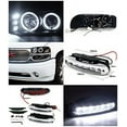 thumbnail image 2 of GMC Yukon Denali XL Halo Black LED Projector Headlights W/LED Fog Lamp, 2 of 2