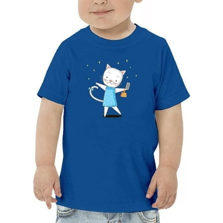

Lovely Kitten W Smarthphone T-Shirt Toddler -Image by Shutterstock 4 Toddler