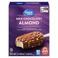 thumbnail image 1 of Great Value Milk Chocolatey Almond Ice Cream Bars in a Box, 4 x 88 mL, 1 of 8