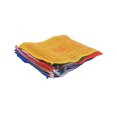 thumbnail image 4 of The Collection Royal Tibetan Prayer Flags Outdoor, Zen Flag, Colorful Buddhist Banner, Chakras Flags, Sacred Geometry Flag, Made in Nepal Wind Horse Flag, Traditional Mantras ( Manjushree), 4 of 5