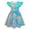 H, variant on Coerni Girls Colorful Sequin Casual Dress Ruffle Fly Sleeve Summer Princess Birthday Party Dress Striped Formal Gown