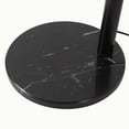 thumbnail image 3 of Saucer 3 Light Arc Floor Lamp - Matte Black, 3 of 11