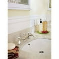 thumbnail image 2 of Delta Cassidy Two Handle Widespread Bathroom Faucet - Low Arc Spout - Less Handles, Polished Nickel, 2 of 2