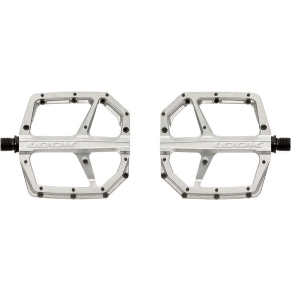LOOK Trail Roc Plus Pedals - Platform, 9/16", Silver