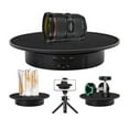 thumbnail image 2 of 360 Degree Rotating Display Stand 10KG Photography Motorized Turntable 3 Speed Quiet Video Shooting Prop USB Remote Revolve Base ,Excellent Structural Design, 2 of 6