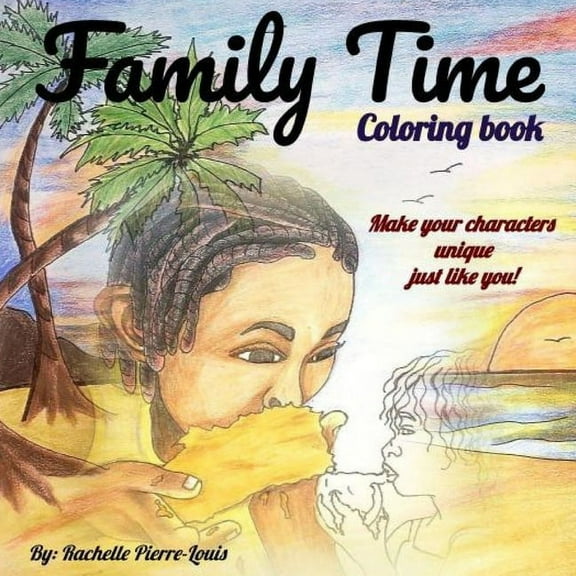 Family Time: Coloring Book (Paperback)