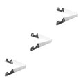 thumbnail image 2 of relayinert Support de Téléphone Mobile Réglable en Forme de V Accessoire Universel Blanc 3Set, 2 of 6