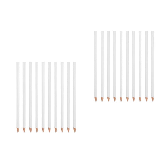 LEEYNEER MASTELF 20 Pcs Craies de Cire Marqueurs de Chine Craies de Cire à la Cire Graisse Dessin Marquage Craies de Cire pour Vêtements en Bois Métal Papier Tissus Vinyle