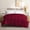 Burgundy, variant on Luxurious Pima Cotton 1 Pieces&nbsp;Comforter ( 1000 Thread Count ) - Ultra-Smooth, 400 GSM Box Pattern Quilt - (Queen 90" x 90", Beige)