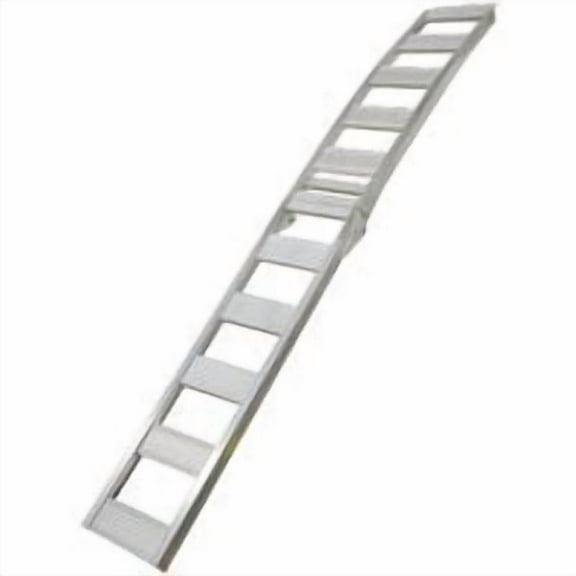 Erickson Aluminum Folding Arched Ramp 7441 - Easy Storage, Safety Strap - 12" x 90"