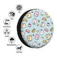 thumbnail image 4 of Pofeuu Rabbit Burger Coffee Print Spare Tire Wheel Cover for Car Truck SUV Camper Universal Fit Spare Tire Cover RV Spare Tire Covers-15 inch, 4 of 6