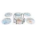 thumbnail image 1 of Coaster Rhinestone Art Kit, Eco Friendly Rich Colors 8 Pieces Rhinestone Painting Coasters  For DIY Craft, 1 of 8