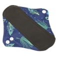 thumbnail image 2 of Reusable Menstrual Pads, Soft Washable Incontinence Pads Overnight Sanitary Pads Natural Deodorization  For Menstrual Period S,M,L, 2 of 8