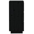 thumbnail image 3 of vidaXL Buffets 2 pcs Noir 32x34x75 cm Pin Massif, 3 of 5