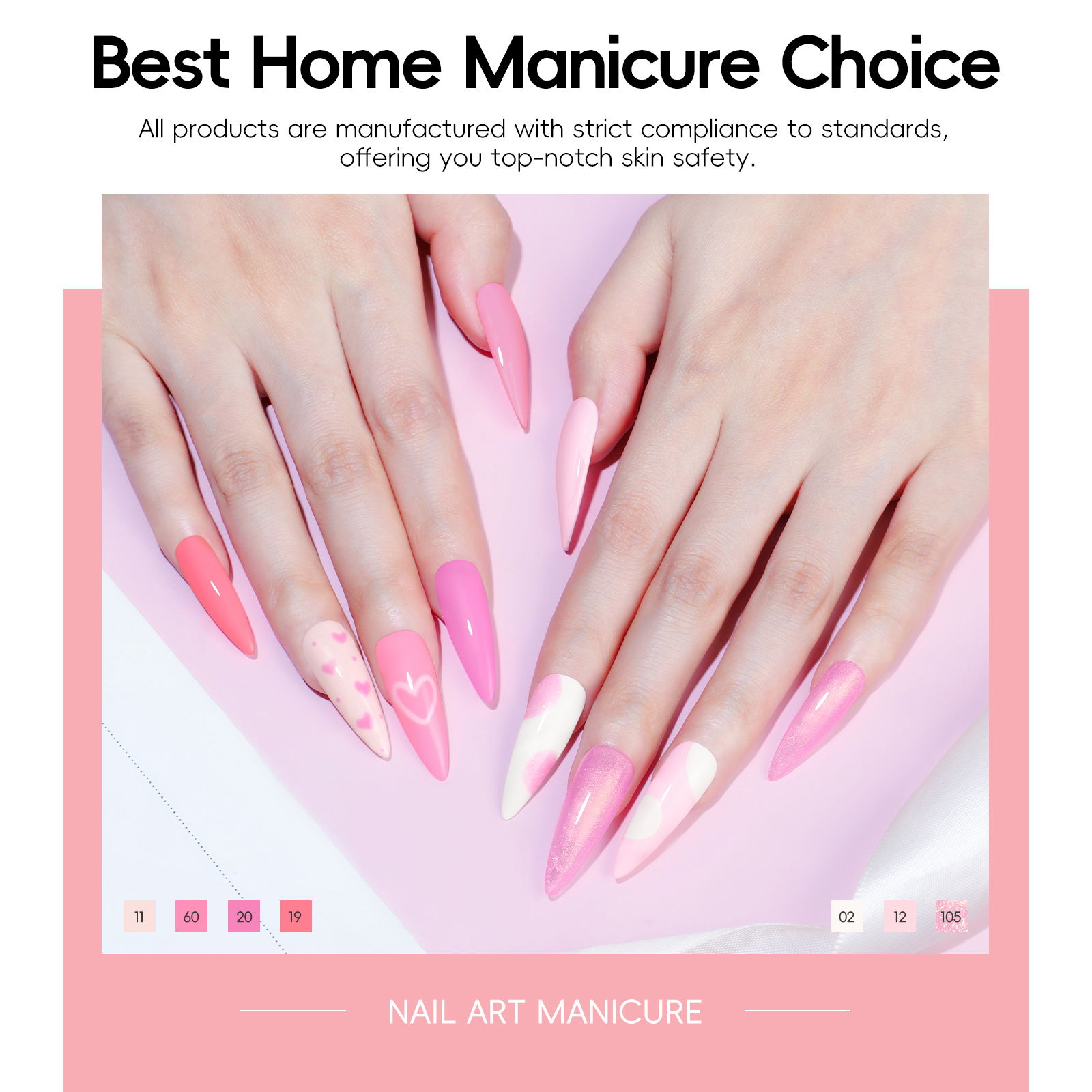 COSCELIA Gel Polish Kit with U V Light 35 Cream Colors Gel Polish 5PCS Top Base Coat Nail Art All Seasons Professional Gel Manicure Kit Gifts