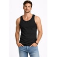 thumbnail image 3 of BenBen Men Tank Tops Ribbed Classic Fit Cotton Athletic Gym Workout Undershirt Breathable 10-Pack, 3 of 5
